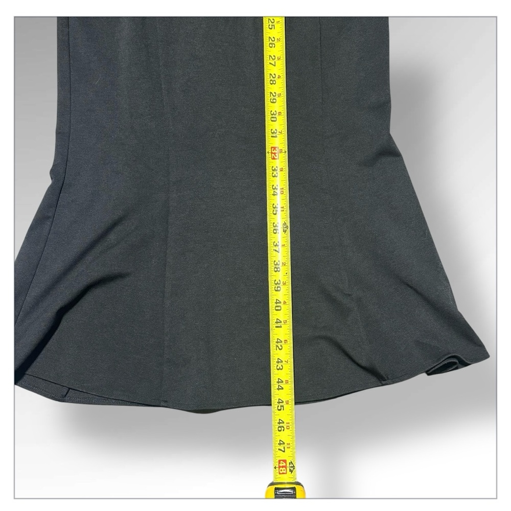 VfEmage Black Bell Sleeve V-Neck Midi Dress size 14 dramatic - Picture 5 of 9